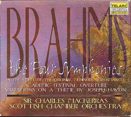 Charles Mackerras / Scottish Chamber Orchestra: Brahms The Four ...